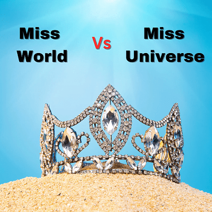 difference between miss world and miss universe